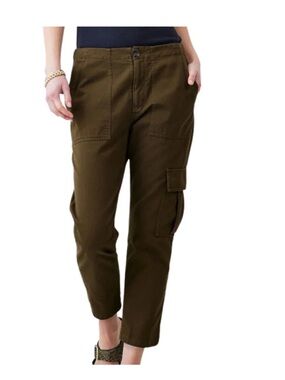 Not Monday Charlie Cargo Pant Olive Green Women’s Size 2 Utility Cargo Pants